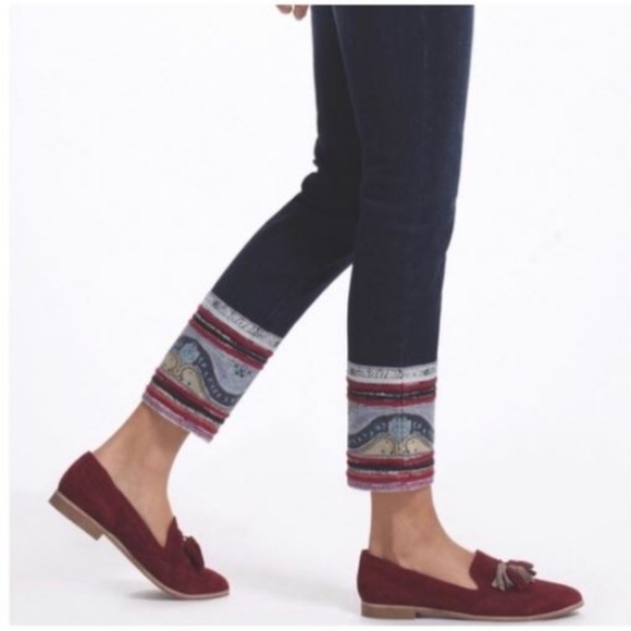 embellished cuff jeans